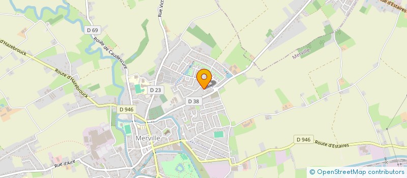 localisation de l'entreprise MADAME NATHALIE MERRY  MERVILLE