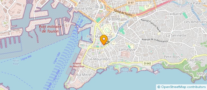 localisation de l'entreprise MADAME NATHALIE MERYER  TOULON