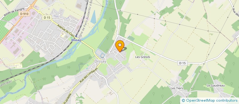 localisation de l'entreprise MADAME NATHALIE METIVIER à DISSAY