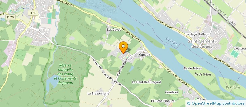 localisation de l'entreprise MADAME NATHALIE METIVIER  GENNES-VAL-DE-LOIRE