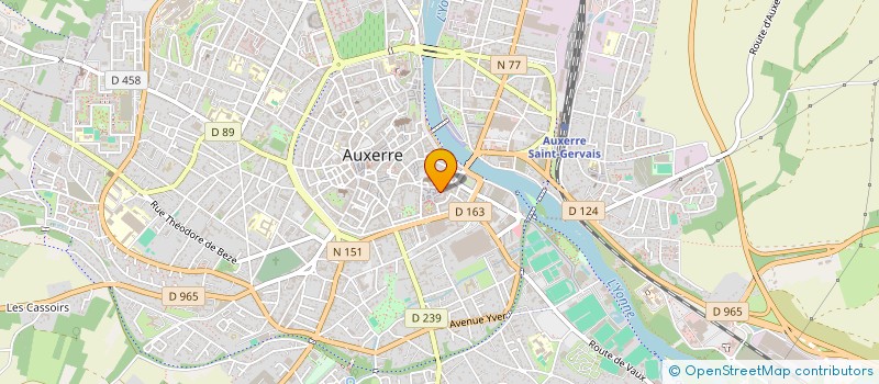 localisation de l'entreprise MADAME NATHALIE MEUNIER à AUXERRE