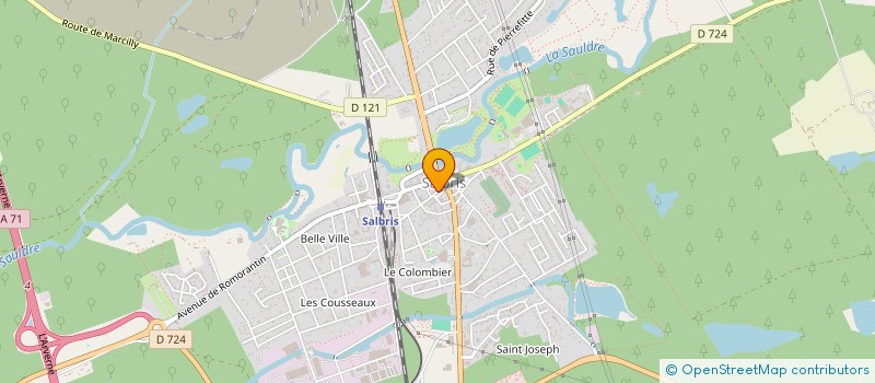 localisation de l'entreprise MADAME NATHALIE MEUNIER  SALBRIS