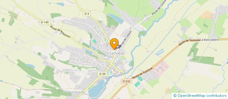 localisation de l'entreprise MADAME NATHALIE MEYNENT  SAMATAN