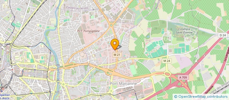 localisation de l'entreprise MADAME NATHALIE MEZY à MONTPELLIER