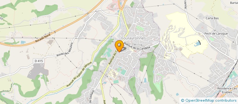 localisation de l'entreprise MADAME NATHALIE MIALON  FOULAYRONNES