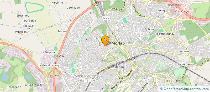 localisation de l'entreprise MADAME NATHALIE MICHAUT à MORLAIX