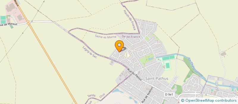 localisation de l'entreprise MADAME NATHALIE MICHEL  SAINT-PATHUS