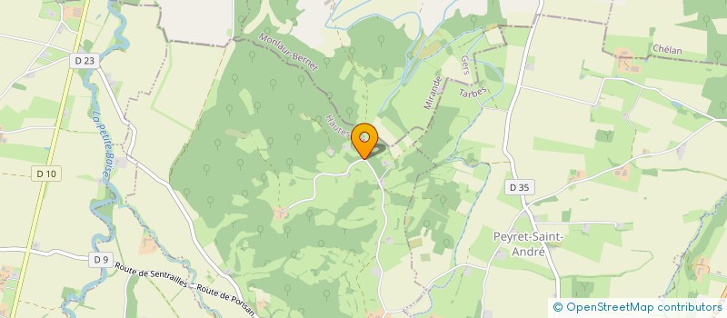 localisation de l'entreprise MADAME NATHALIE MICHEL  LARROQUE