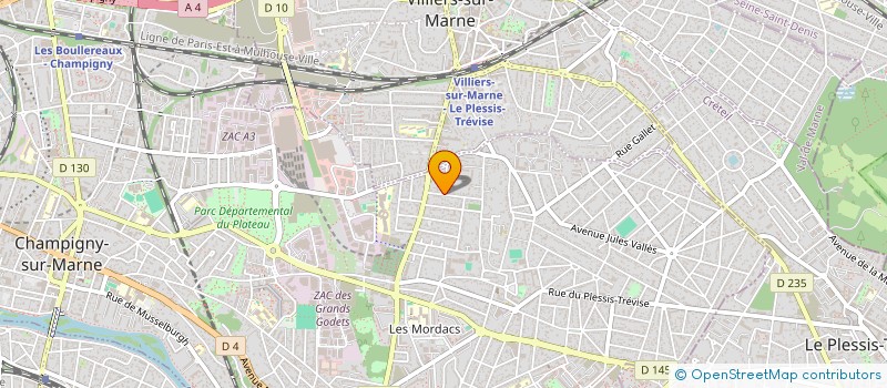 localisation de l'entreprise MADAME NATHALIE MICHELLE BAUDOT à CHAMPIGNY-SUR-MARNE