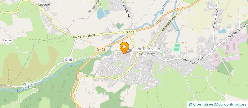 localisation de l'entreprise MADAME NATHALIE MICLET à SAINT-MARCELLIN-EN-FOREZ