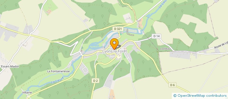 localisation de l'entreprise MADAME NATHALIE MILINAIRE à LYONS-LA-FORET