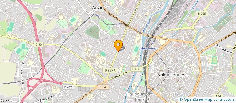 localisation de l'entreprise MADAME NATHALIE MILLE  VALENCIENNES