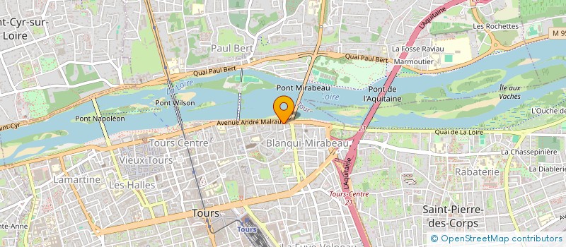 localisation de l'entreprise MADAME NATHALIE MILLET  TOURS