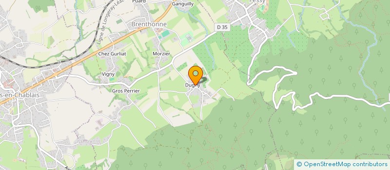 localisation de l'entreprise MADAME NATHALIE MILLET  BRENTHONNE