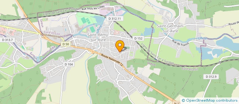 localisation de l'entreprise MADAME NATHALIE MILLOT à SAINT-REMY-SUR-AVRE