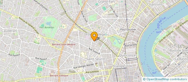 localisation de l'entreprise MADAME NATHALIE MINART à BORDEAUX