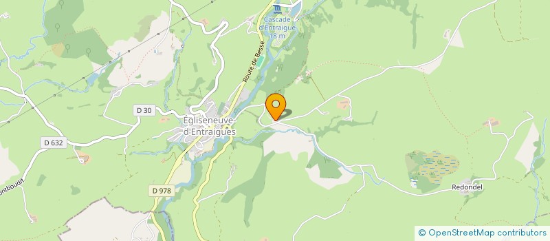 localisation de l'entreprise MADAME NATHALIE MINET  EGLISENEUVE D'ENTRAIGUES