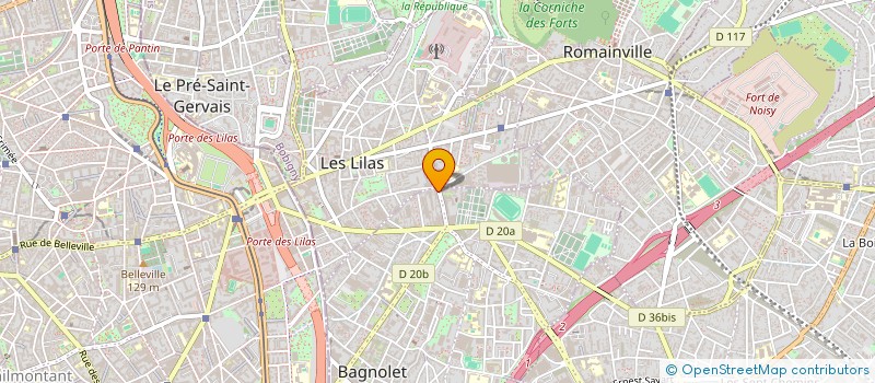 localisation de l'entreprise MADAME NATHALIE MINGO à BAGNOLET