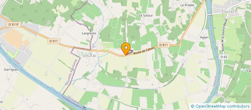 localisation de l'entreprise MADAME NATHALIE MIQUEL  SOTURAC