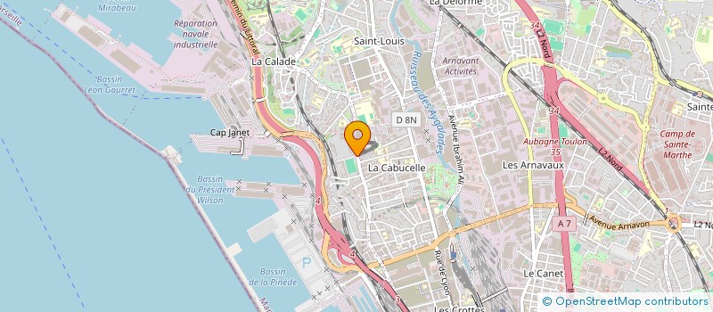 localisation de l'entreprise MADAME NATHALIE MOHAMED à MARSEILLE