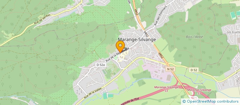 localisation de l'entreprise MADAME NATHALIE MOLTER  MARANGE-SILVANGE