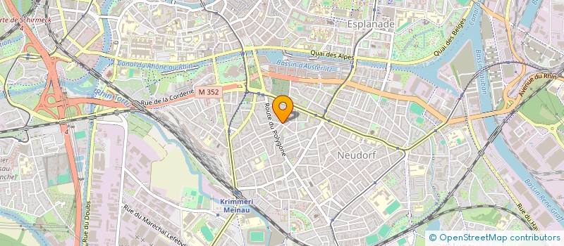 localisation de l'entreprise MADAME NATHALIE MOMPHILE à STRASBOURG