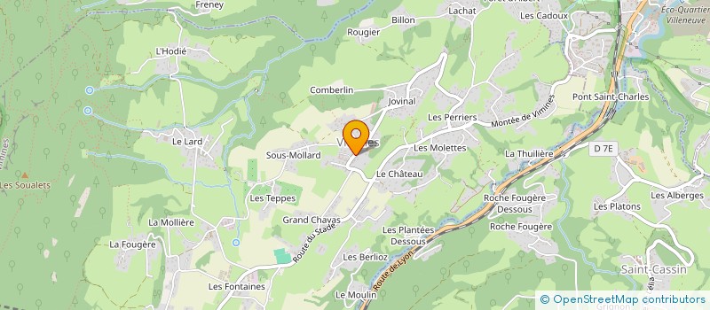 localisation de l'entreprise MADAME NATHALIE MONDET  SAINT-THIBAUD-DE-COUZ