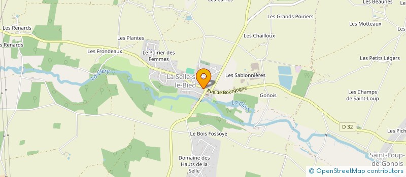 localisation de l'entreprise MADAME NATHALIE MONDON à LA SELLE-SUR-LE-BIED