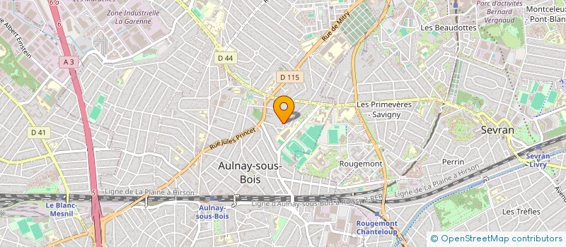 localisation de l'entreprise MADAME NATHALIE MONIER à AULNAY-SOUS-BOIS