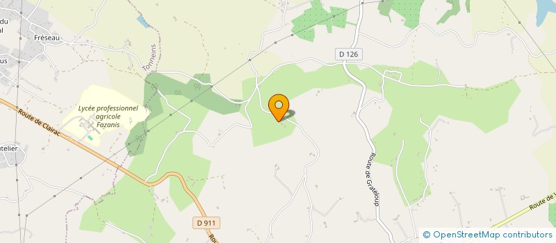 localisation de l'entreprise MADAME NATHALIE MONIN  CLAIRAC