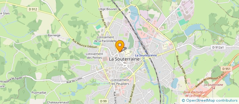 localisation de l'entreprise MADAME NATHALIE MONIQUE GENIN à GUERET