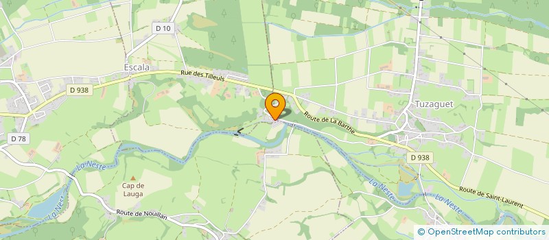 localisation de l'entreprise MADAME NATHALIE MONPEZAT  ESCALA