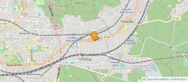 localisation de l'entreprise MADAME NATHALIE MONTAGNE à VIROFLAY