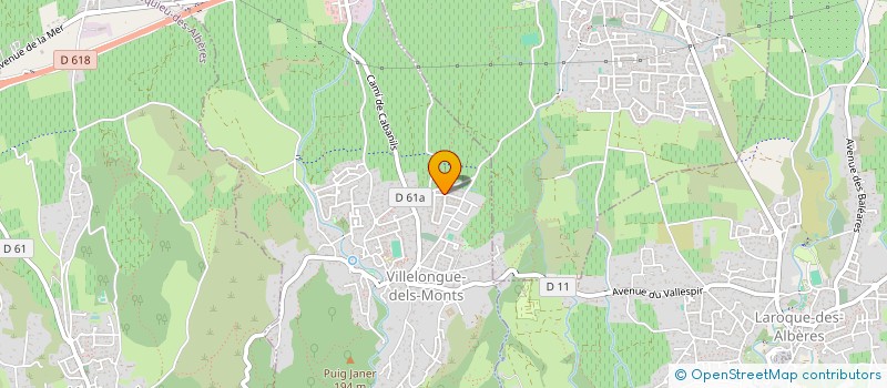 localisation de l'entreprise MADAME NATHALIE MONTANT  VILLELONGUE-DELS-MONTS