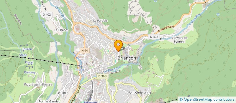 localisation de l'entreprise MADAME NATHALIE MONTRESOR à BRIANCON