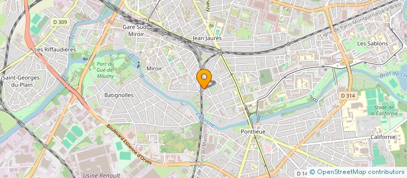 localisation de l'entreprise MADAME NATHALIE MORANCAIS  LE MANS