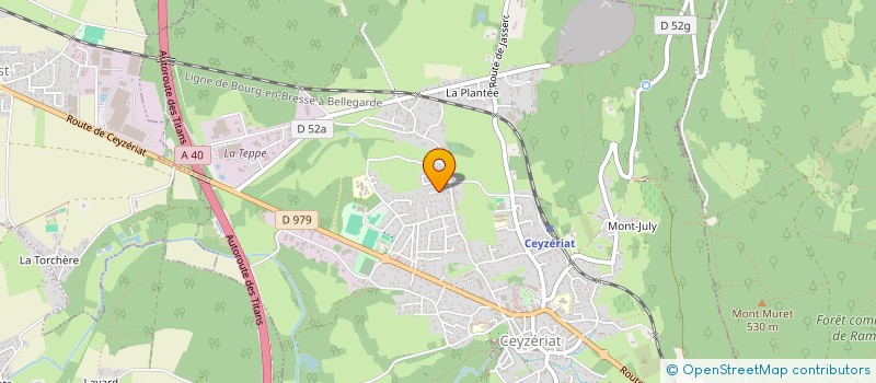 localisation de l'entreprise MADAME NATHALIE MORAND à CEYZERIAT