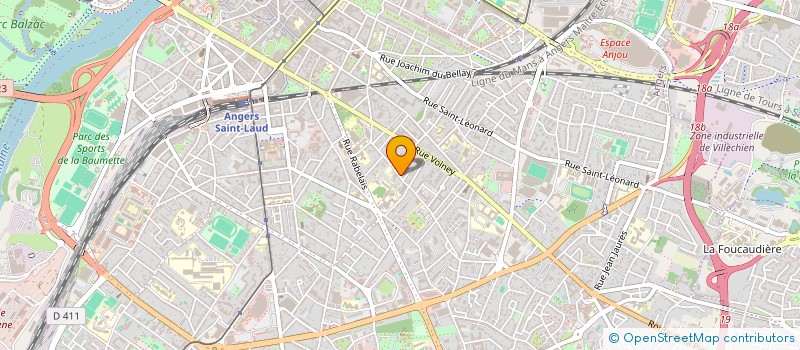 localisation de l'entreprise MADAME NATHALIE MORANO à ANGERS