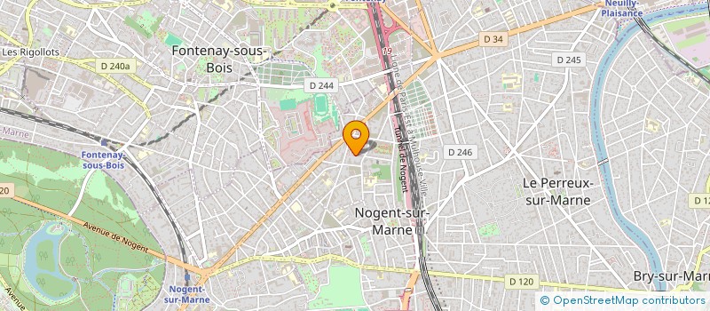 localisation de l'entreprise MADAME NATHALIE MORARD à NOGENT-SUR-MARNE