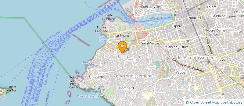 localisation de l'entreprise MADAME NATHALIE MORAW à MARSEILLE