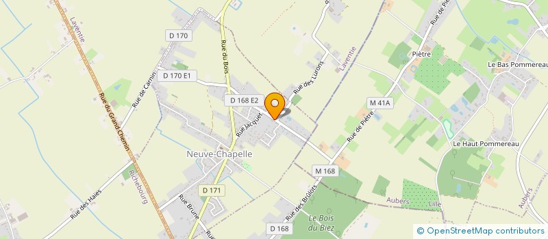 localisation de l'entreprise MADAME NATHALIE MORAWA  NEUVE-CHAPELLE