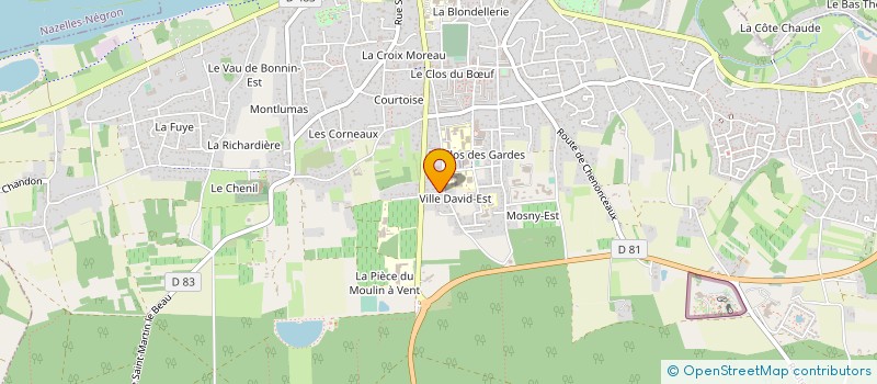 localisation de l'entreprise MADAME NATHALIE MOREAU à AMBOISE