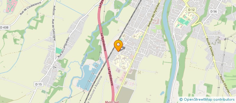 localisation de l'entreprise MADAME NATHALIE MOREIRA  MURET