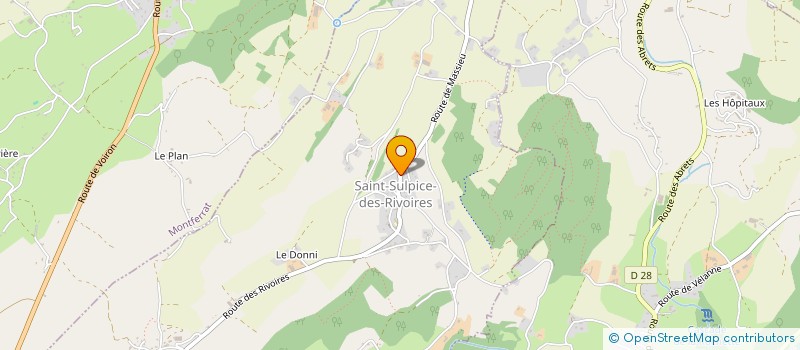 localisation de l'entreprise MADAME NATHALIE MOREL  SAINT-SULPICE-DES-RIVOIRES