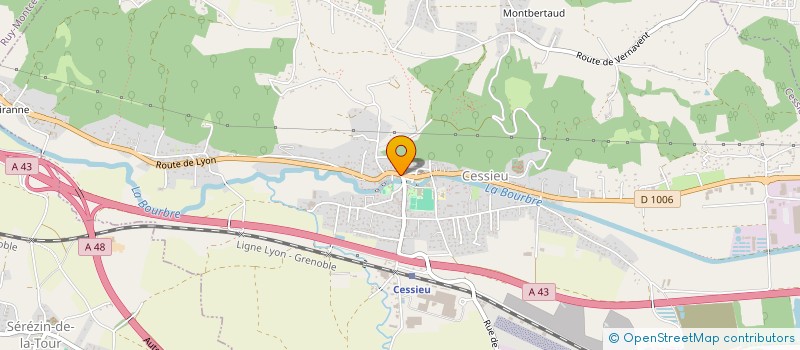 localisation de l'entreprise MADAME NATHALIE MORGANT  CESSIEU