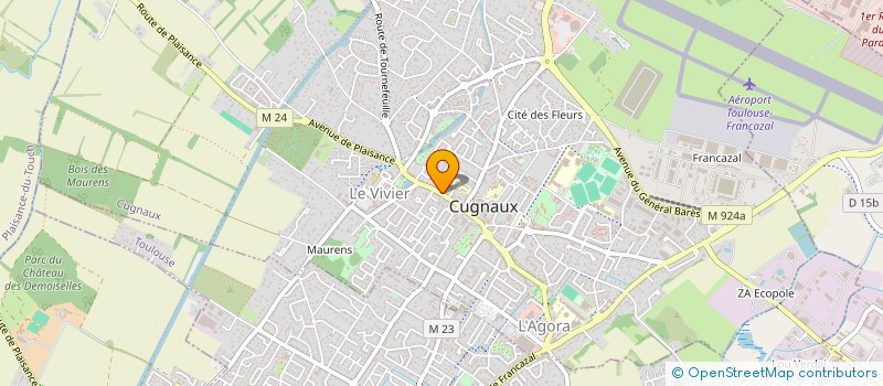 localisation de l'entreprise MADAME NATHALIE MORIN à VILLENEUVE-TOLOSANE