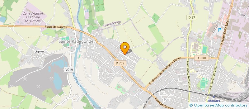 localisation de l'entreprise MADAME NATHALIE MORIN  THOUARS