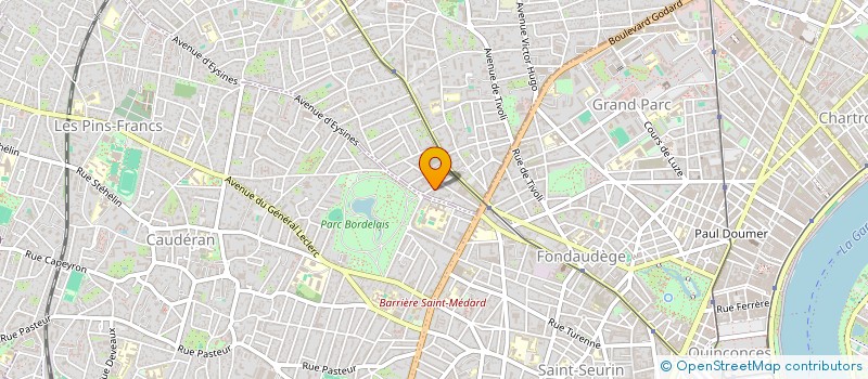 localisation de l'entreprise MADAME NATHALIE MORIN  LE BOUSCAT