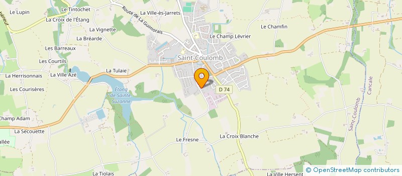 localisation de l'entreprise MADAME NATHALIE MORIN à SAINT-COULOMB