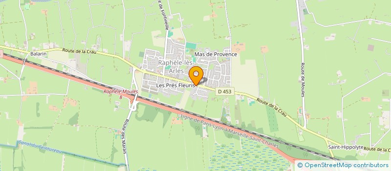 localisation de l'entreprise MADAME NATHALIE MORISSEAU  ARLES